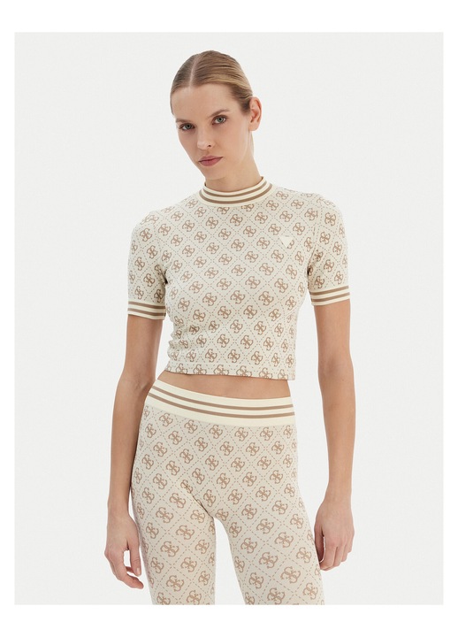 Tricou, Guess, Bej deschis, Pentru dama, M-L INTL