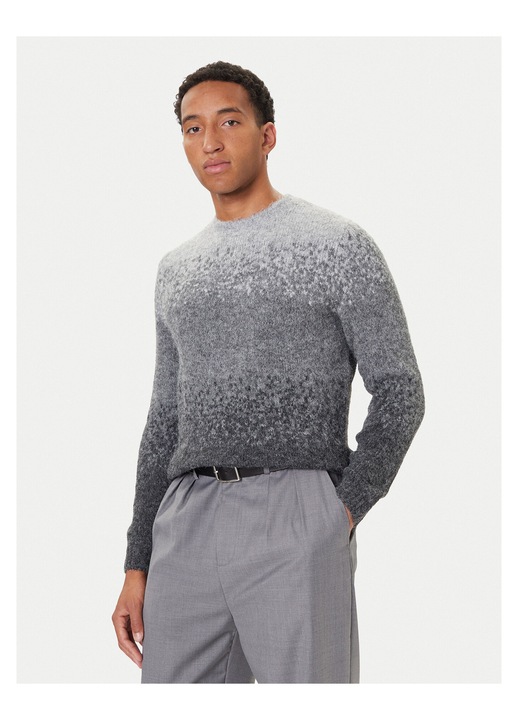 Pulover barbati, Guess, poliester, gri, XS INTL