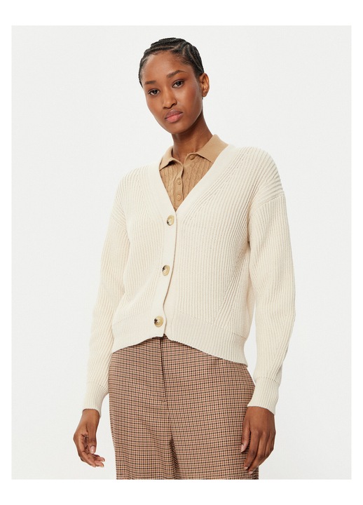 Cardigan dama Weekend Max Mara, ecru