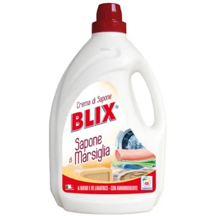 Set 2 Detergent de Rufe Lichid Blix, Parfum Marselle, 48 Spalari, 3 l
