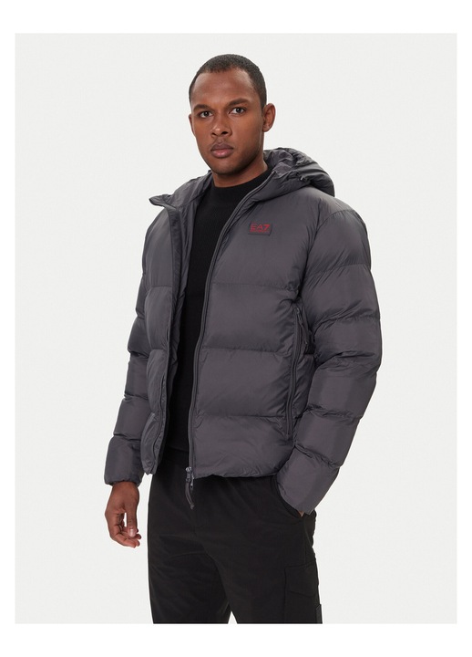 Geaca de iarna barbati Ea7 Emporio Armani, gri, 3XL INTL