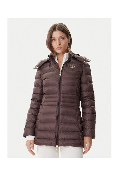 Geaca de iarna, EA7, maro , femei, XL INTL