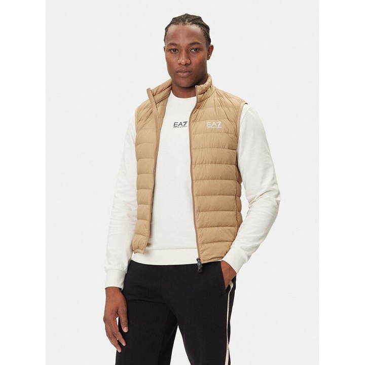 Vesta barbateasca Ea7 Emporio Armani, bej, M INTL