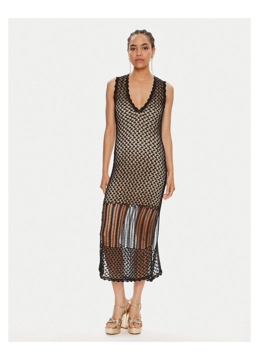 Rochie tricotata, de dama Twinset, negru