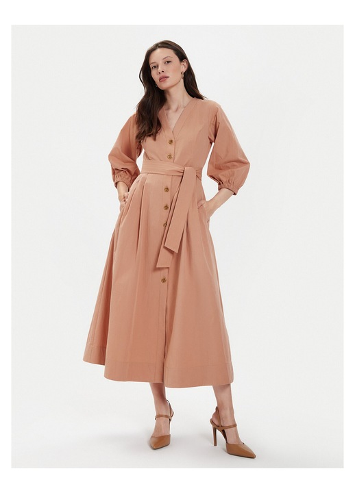 Rochie tip camasa Twinset, portocalie