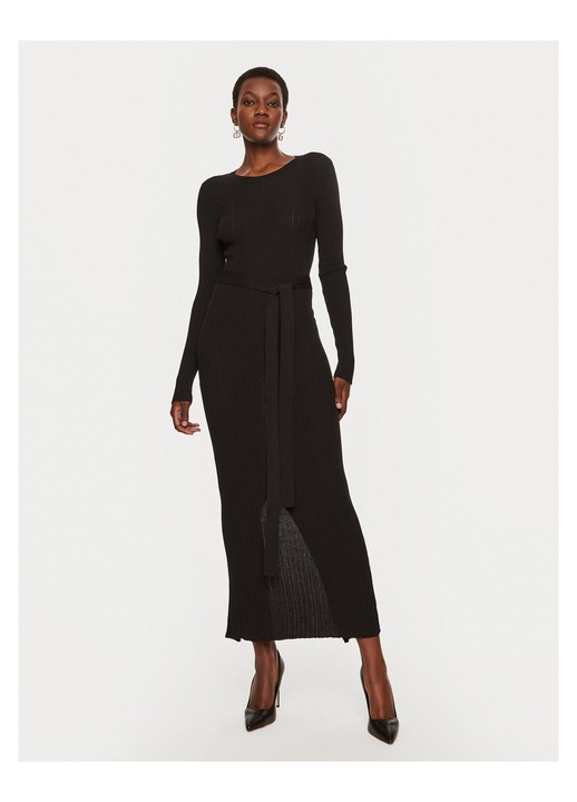 Rochie tricotata Twinset, neagra, pentru femei