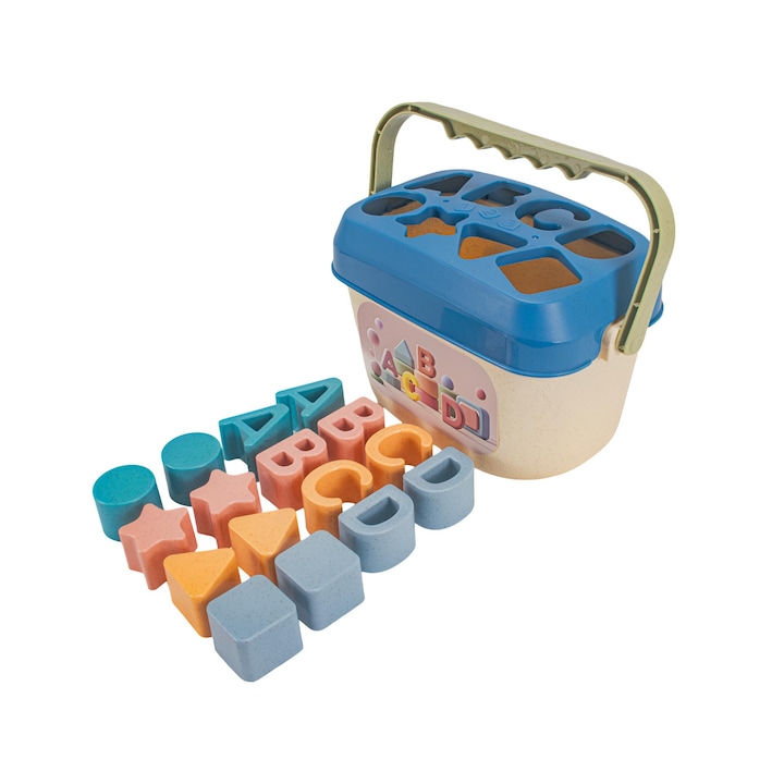 Jucarie Educativa, Baby Favorite, Educational Toys Set, 617-171, Sortator, 17 Piese, 18 Luni+, 18.5 x 21 x 11 cm, Montessori, Antistres, Sortare Forme, Dezvoltare Motricitate Fina, Coordonare Mana-Ochi, Logica, Non Toxic, Plastic, Multicolor