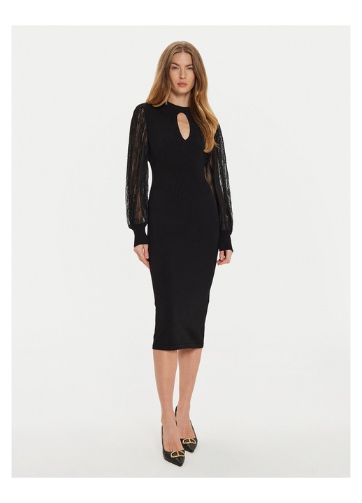 Rochie tricotata de dama Twinset, negru, M INTL