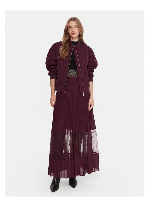 Fusta maxi, Twinset, violet, femei