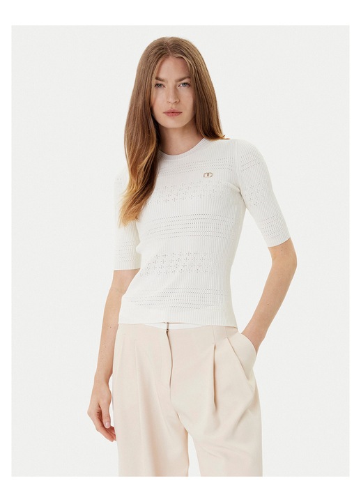 Pulover dama Twinset, bej, moale, XS INTL