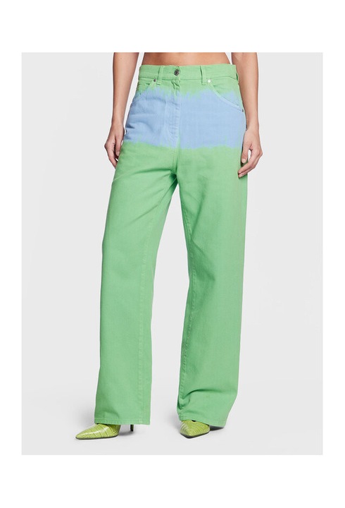 Blugi dama MSGM, verde, 44 EU