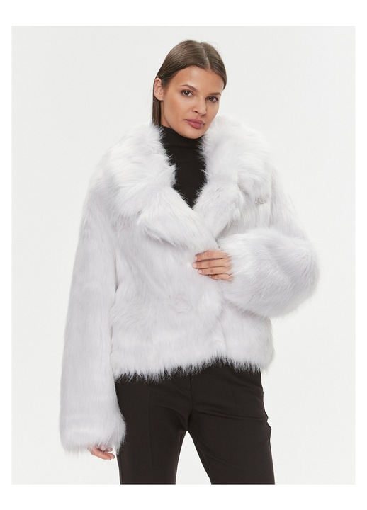 Haina de blana dama Patrizia Pepe, blana artificiala, Gri