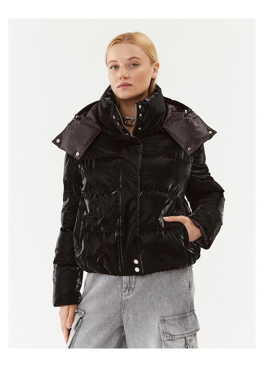 Geaca de iarna, Patrizia Pepe, negru, damawqf, Negru, 44