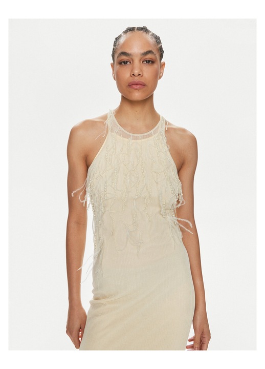 Rochie Patrizia Pepe, model 2A2735/K186, ecru