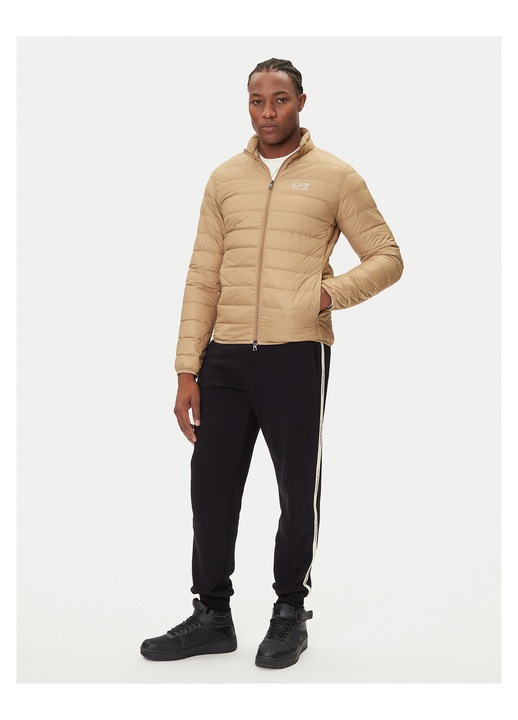 Geaca puf barbati Ea7 Emporio Armani, bej, XL INTL