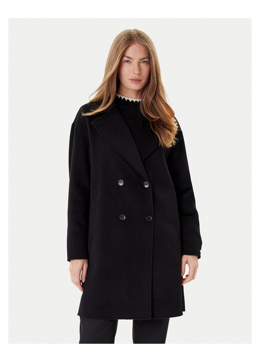 Palton pentru femei, Marella, negru, lana