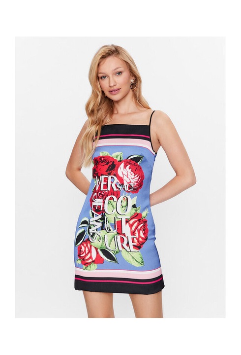 Rochie de vara pentru femei Versace Jeans Couture, albastru, 40 EU