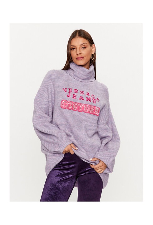 Pulover dama, Versace Jeans Couture, violet