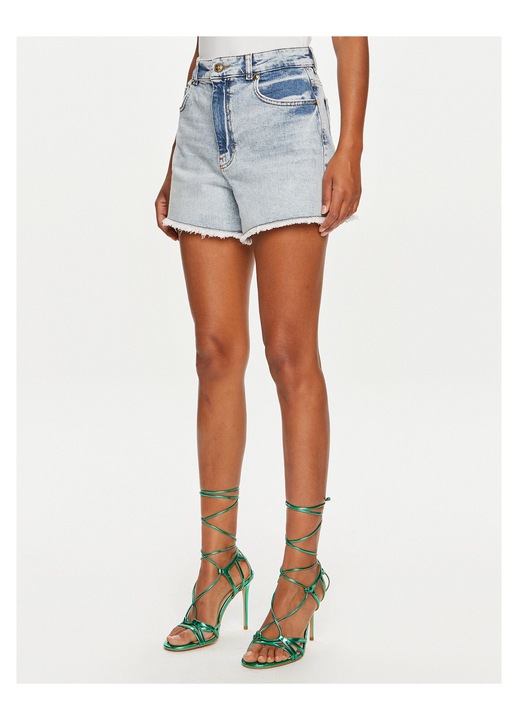 Pantaloni scurti denim dama, Versace Jeans Couture, albastru, 26 US