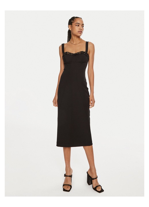 Rochie neagra de cocktail pentru femei Versace Jeans Couture