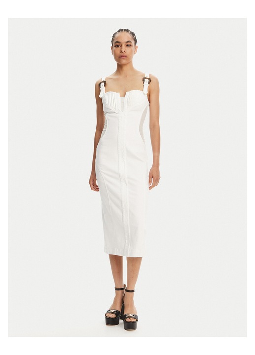 Rochie de cocktail, Versace Jeans Couture, alb