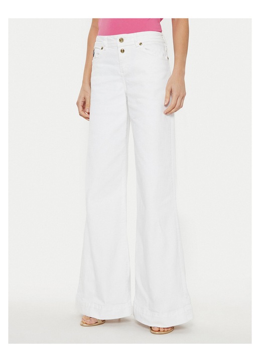 Blugi dama Versace Jeans Couture, alb