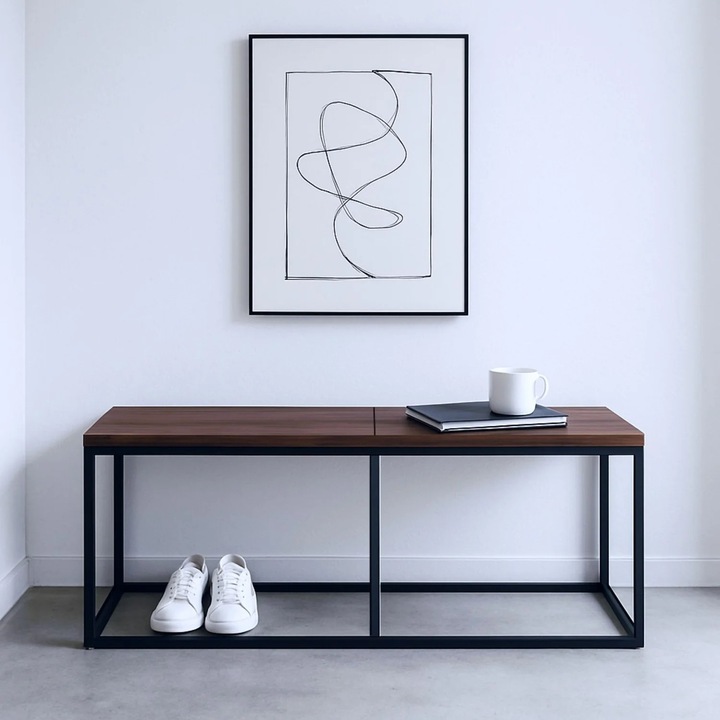 Ipari asztali pad, 2 személyes