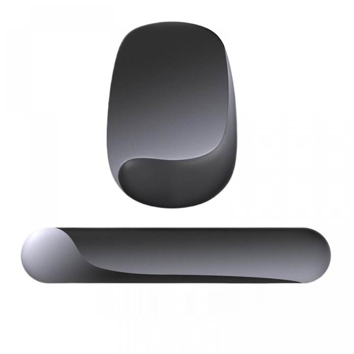 Suport încheietura, UWOT, set tastatură și mouse, spumă cu memorie, negru