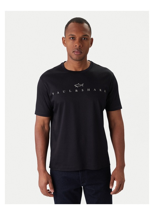 Tricou barbati Paul Shark, bleumarin, din bumbac, L INTL