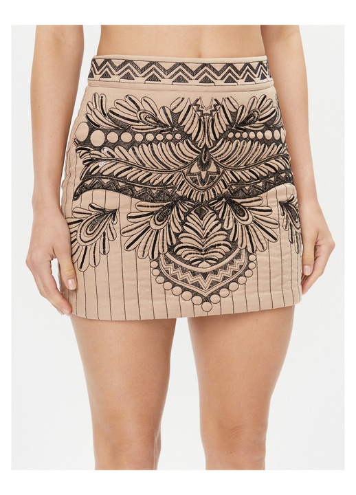 Fusta mini dama Twinset, bej, 38 EU