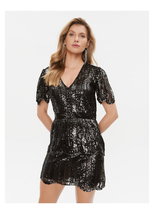 Rochie de cocktail pentru femei Twinset, negru, 50 EU