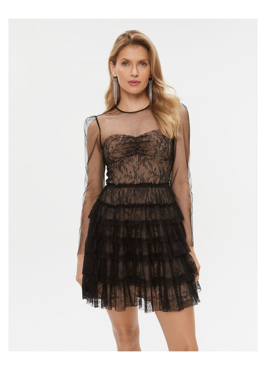 Rochie de cocktail pentru femei Twinset, negru, 50 EU