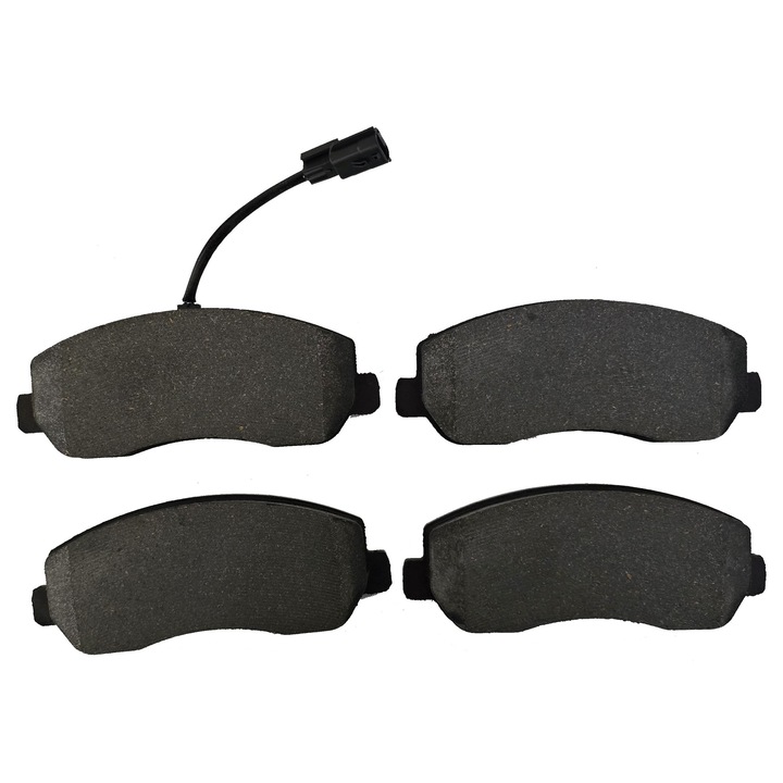 Комплект накладки Fermit, предни Renault Master III платформа/шаси (EV, HV, UV) 2.3 dCi, каросерия (FV), автобус (JV), Opel Movano B (X62), Nissan NV400 (X62, X62B), производство 2010-настояще, 163.5 x 64.7 x 18.5 мм, сензор за износване 110 мм