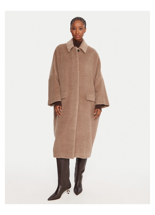 Palton din lana Marella pentru dama, Bej, 38