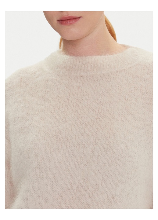 Pulover dama DIXIE, ecru, moale