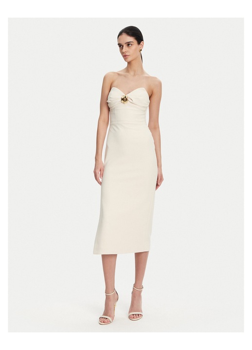 Rochie de cocktail dama Elisabetta Franchi, culoare ecru