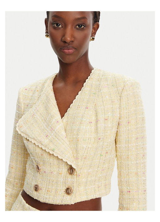 Sacou dama Elisabetta Franchi, galben