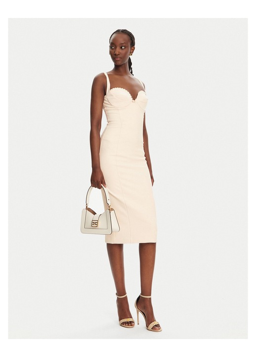 Rochie de cocktail Elisabetta Franchi, bej, 46 EU