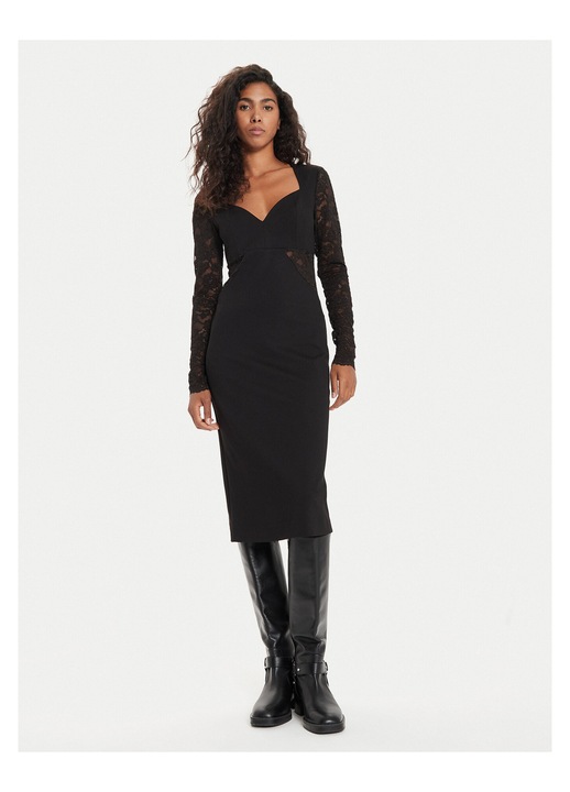 Rochie de cocktail pentru femei Twinset, negru, 38 EU