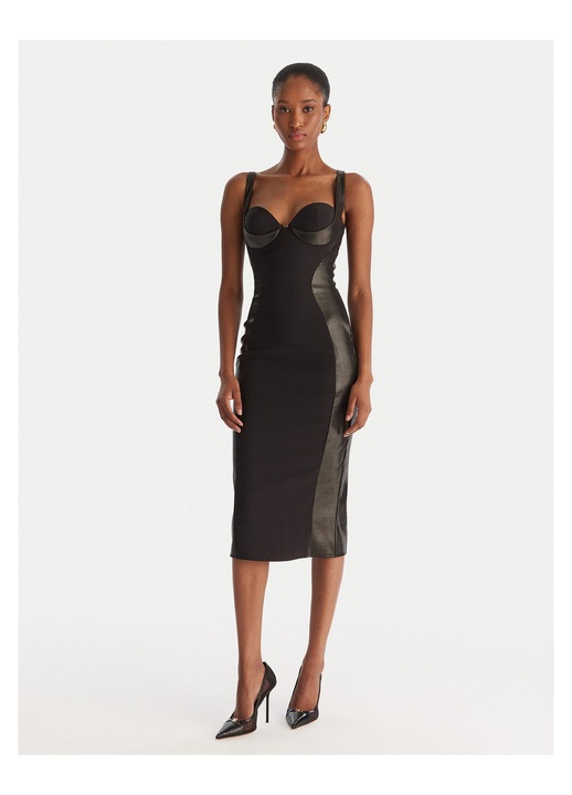 Rochie de dama cocktail, Elisabetta Franchi, neagra