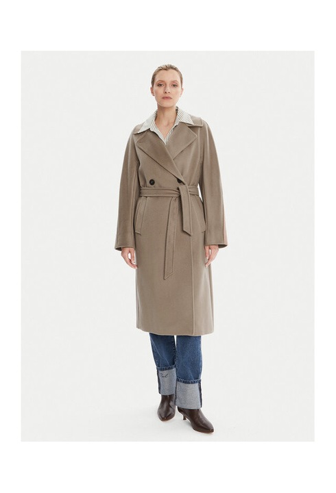 Palton dama Weekend Max Mara, maro, lana, 46 EU