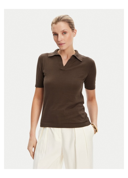 Tricou polo dama, Weekend Max Mara, Maro, XS INTL