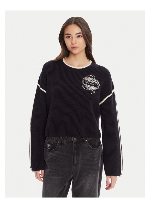 Pulover de dama Pinko, bleumarin