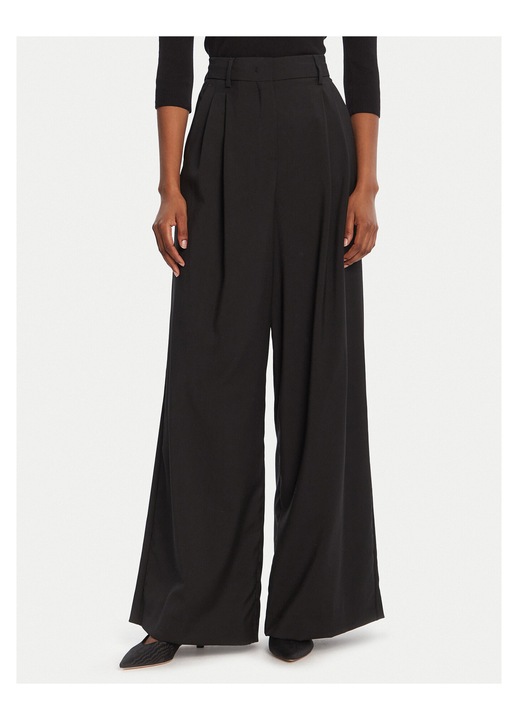 Pantaloni eleganti pentru dama Weekend Max Mara palazzo, negru