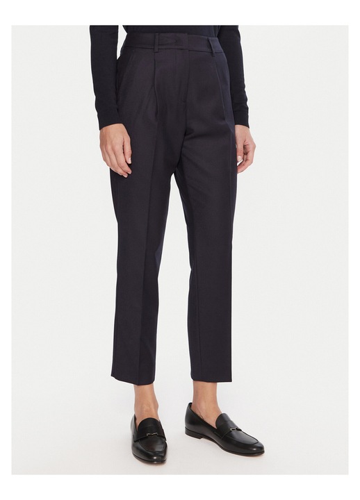 Pantaloni eleganti pentru dama Weekend Max Mara, bleumarin