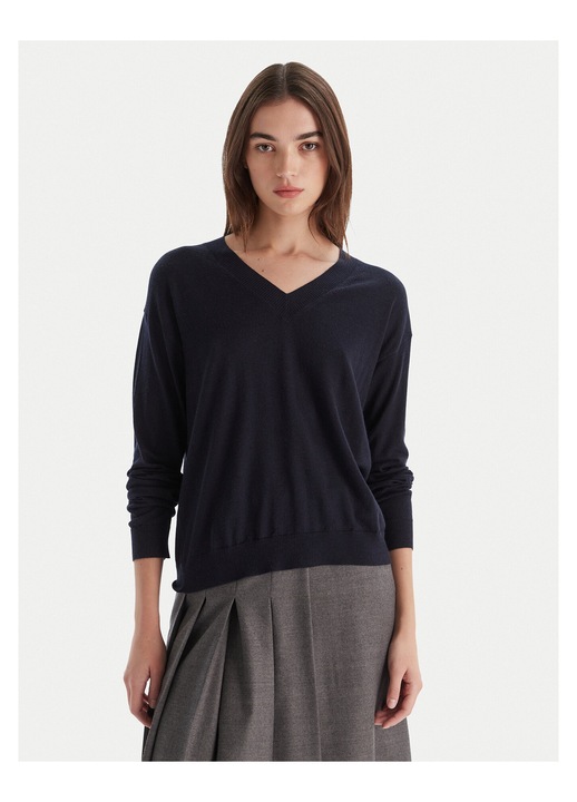 Pulover dama, Weekend Max Mara, bleumarin, moale