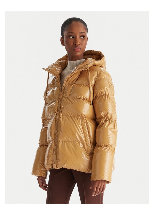 Geaca de iarna, Pinko, bej, femei, 44 EU