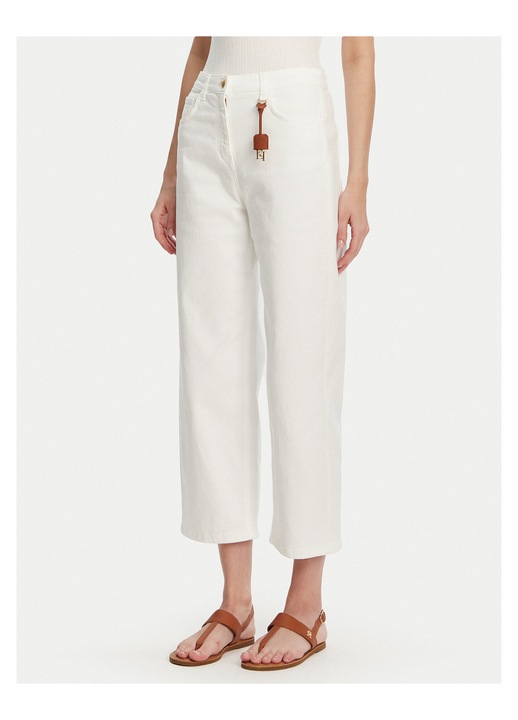 Blugi dama Elisabetta Franchi, alb, 28 US