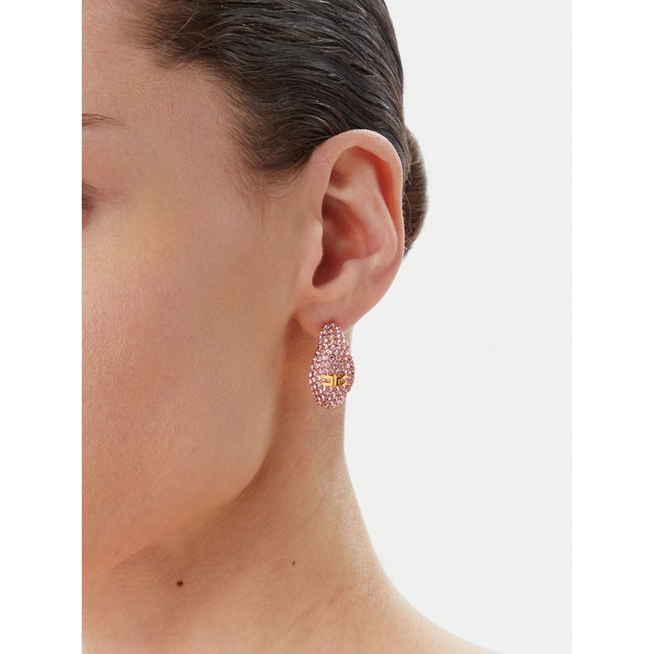 Elisabetta Franchi Cercei de Dama Roz OR44M51E2