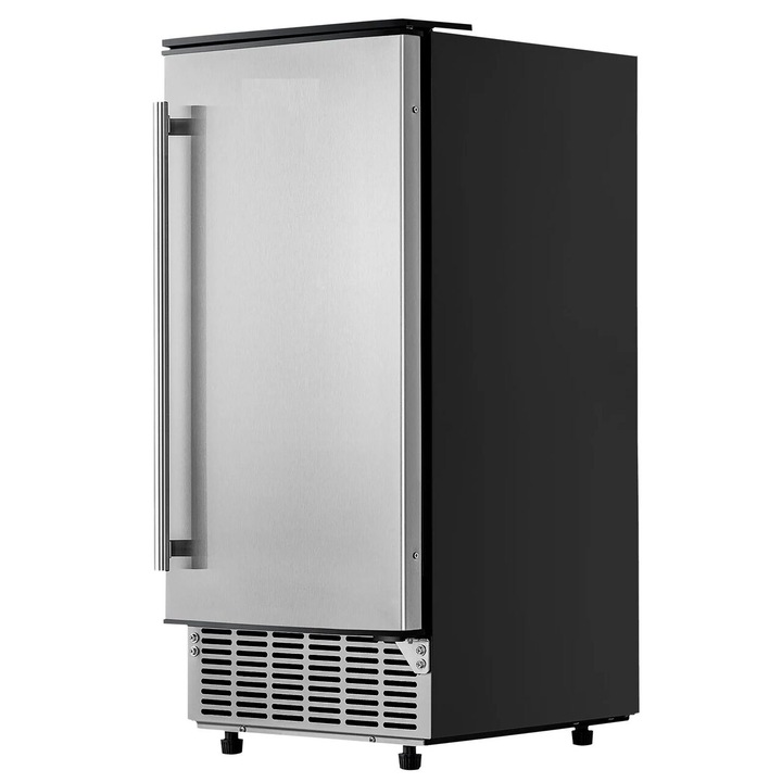 Masina de facut gheata incorporabila, OMS, cub patrat 22x22x22mm, inox, capacitate 36 kg/zi, stocare 11 kg